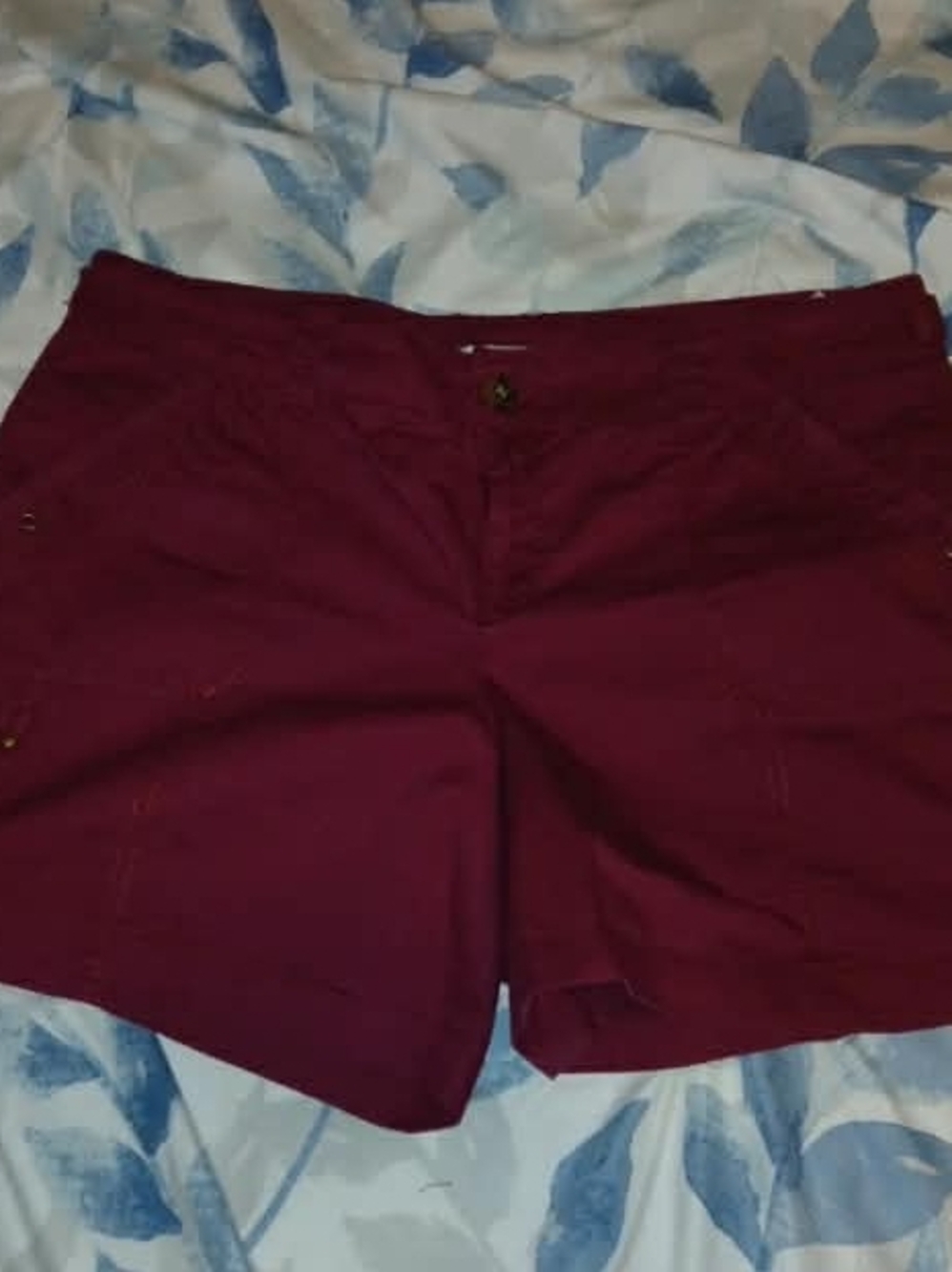 Maurices Maroon Bermuda Shorts